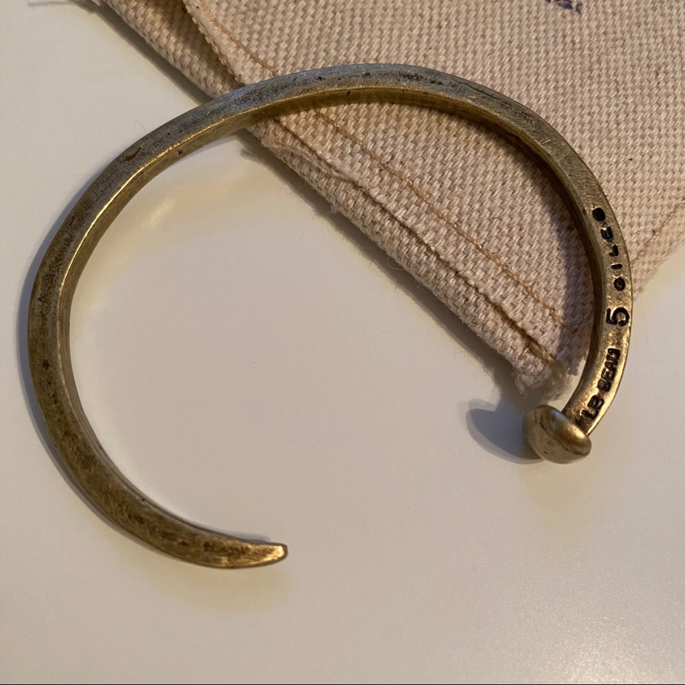 Giles & Brother OG Skinny Railroad Spike Cuff - Picture 5 of 6